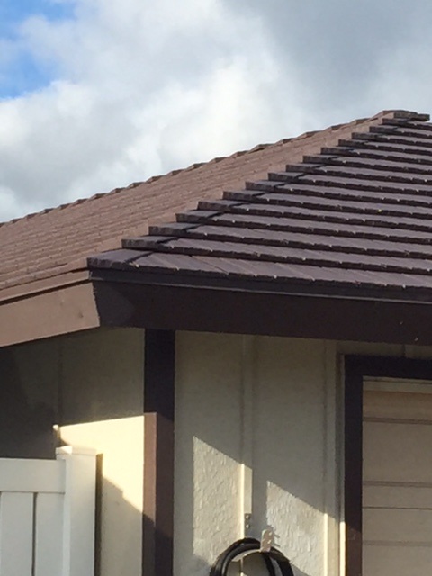 Rustic Shingle Roof in Mustang Brown